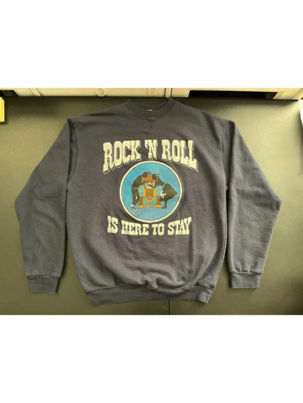 Vintage Rock N Roll Is Here To Stay Sweatshirt